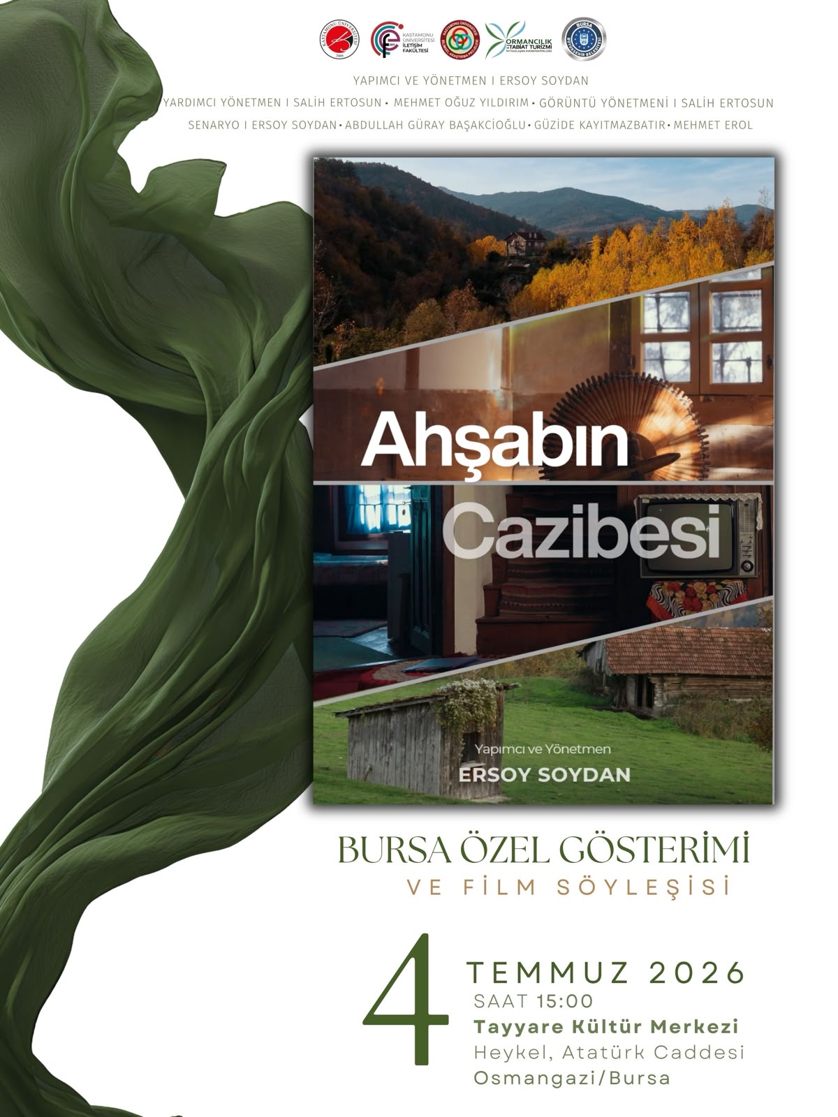 “Ahşabın Cazibesi” Belgeseli Bursa’da İzleyiciyle Buluşuyor