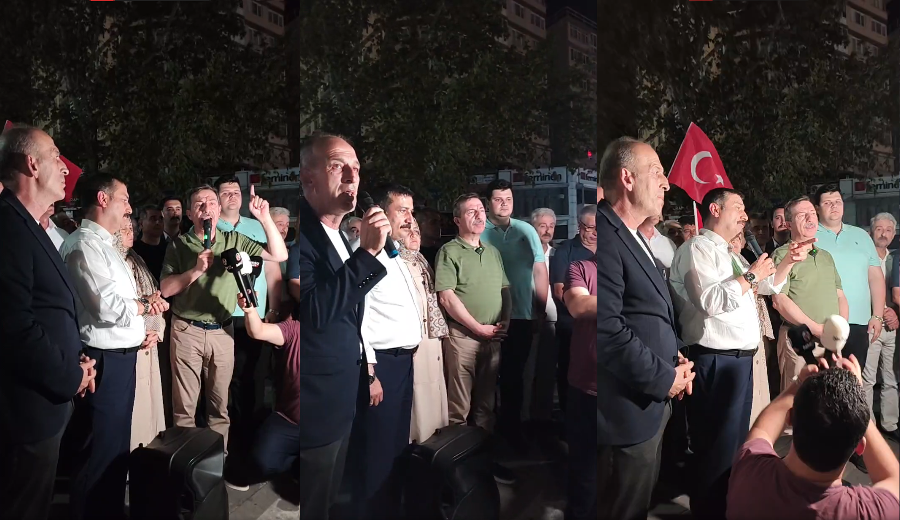 Selçuk Türkoğlu’na Bursa’da Gece Yarısı Desteği: İYİ Parti Teşkilatı Milletvekilini Yalnız Bırakmadı