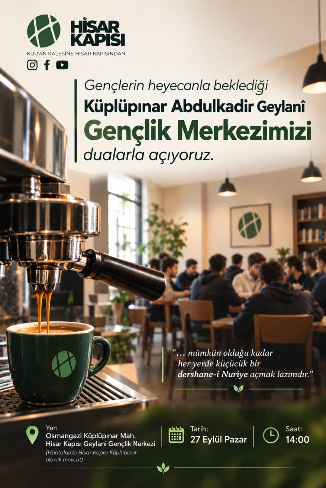 Küplüpınar’da Gençler İçin Yeni Merkez Açılıyor