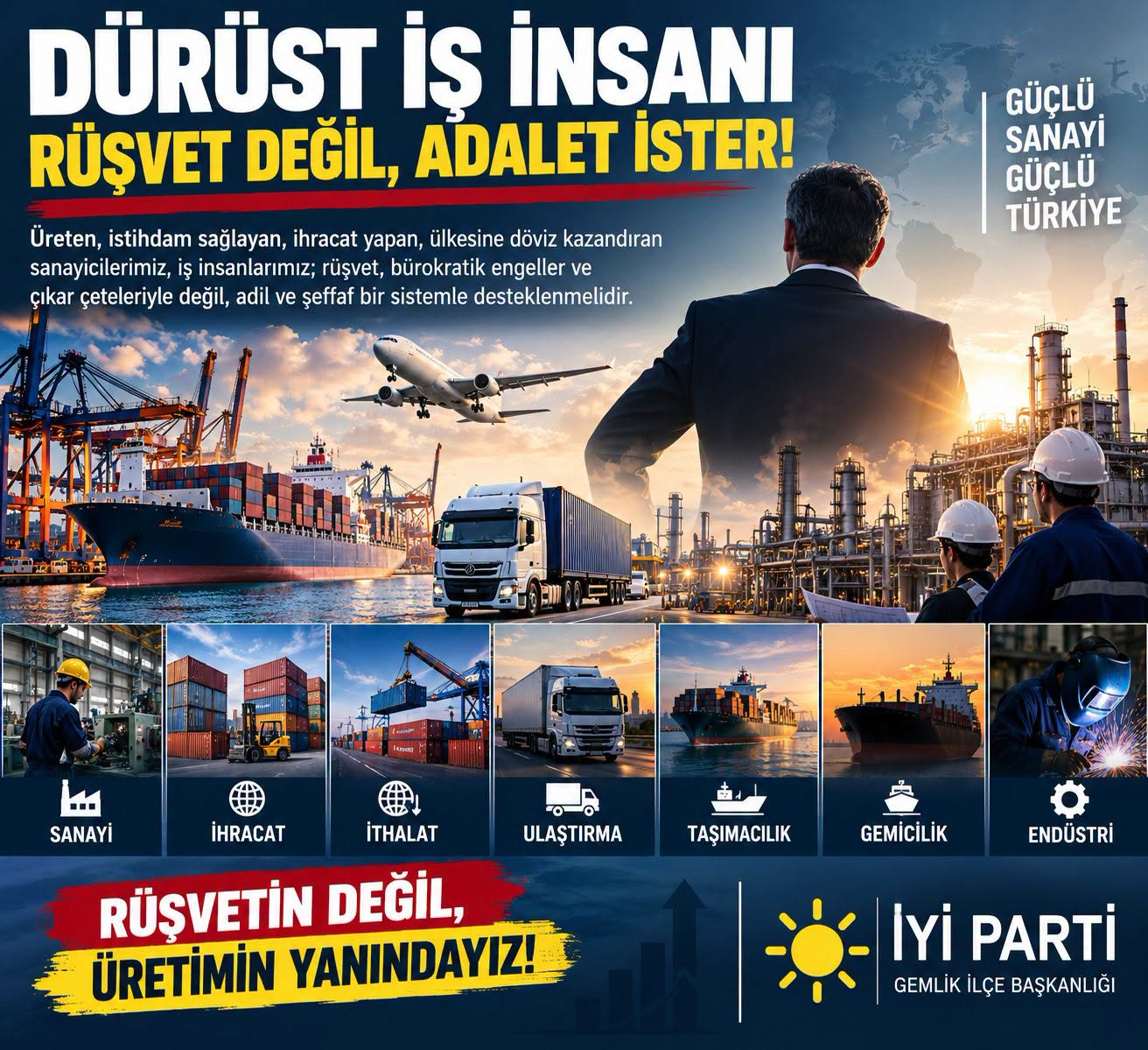 ORHAN KARADUMAN’DAN GEMLİK’TE GÜVENLİK ÇAĞRISI: “İLÇEMİZ HUZURLA ANILMALI”
