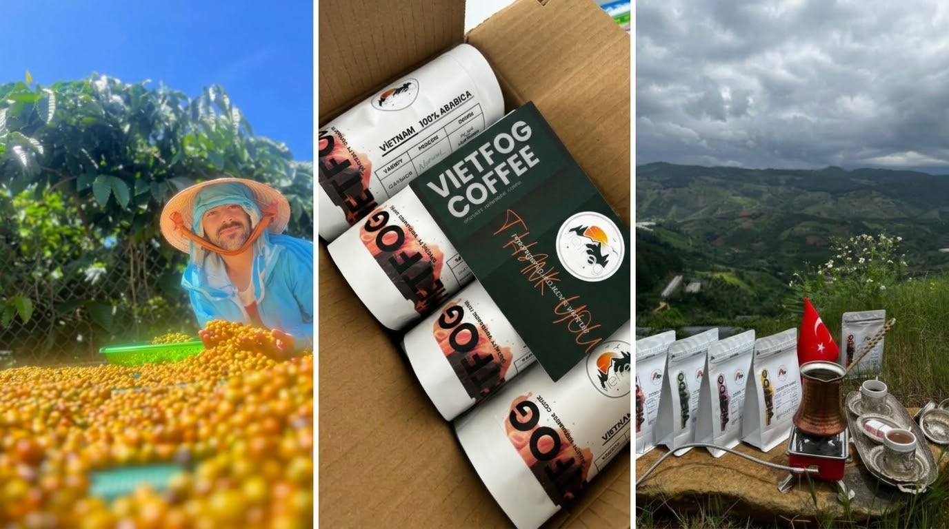 Türkiye’den Vietnam’a  ‎uzanan kahve öyküsü
